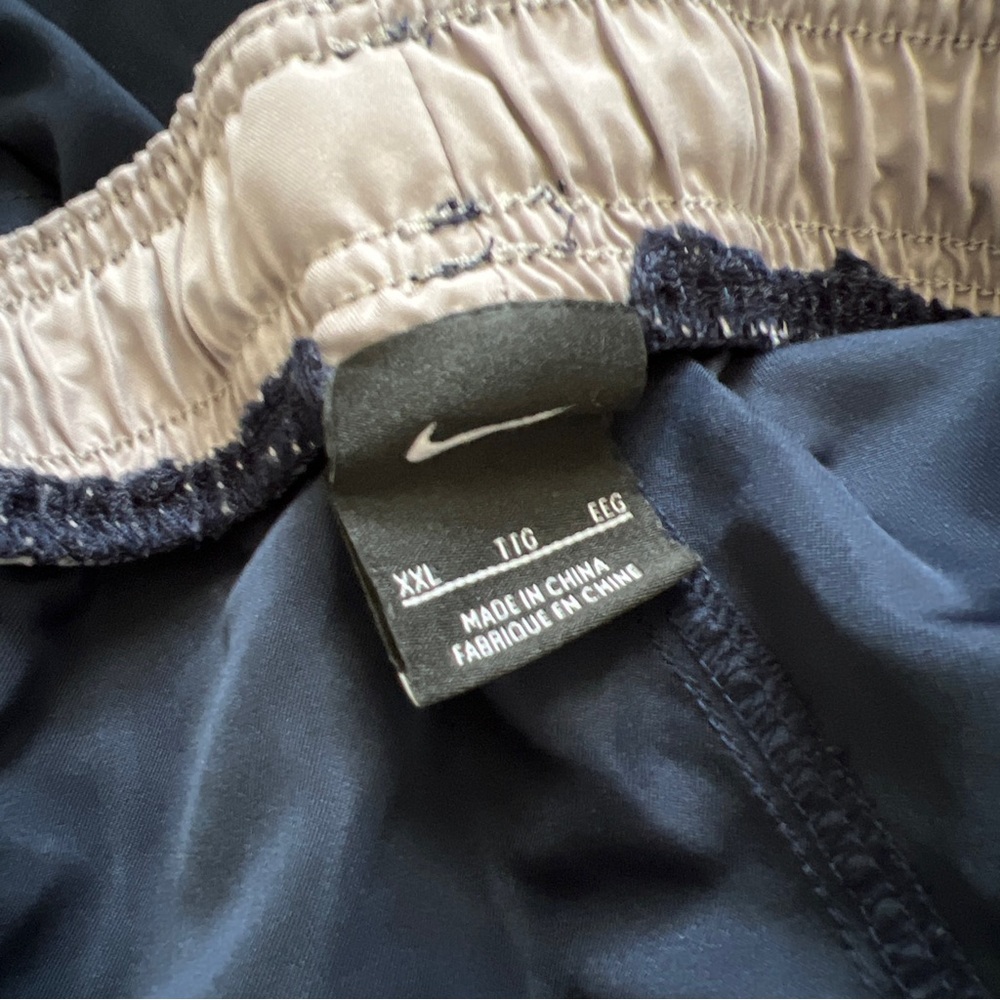 Nike Blue Athletic Drawstring Shorts Size XXL - Picture 3 of 4